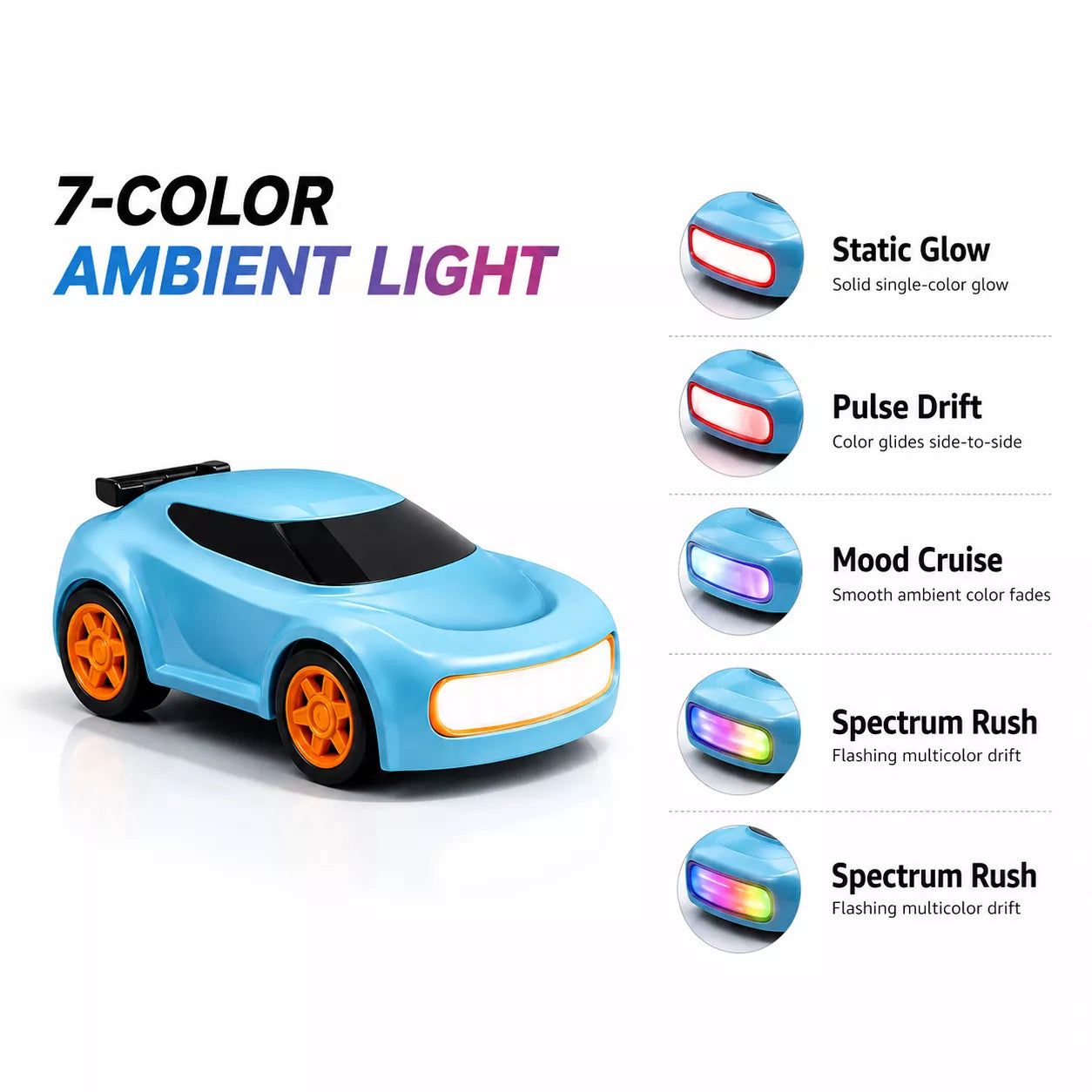 1:64 Mini RC Drift Car | 4WD High-Speed Racing Car with LED Lights (Bestseller)