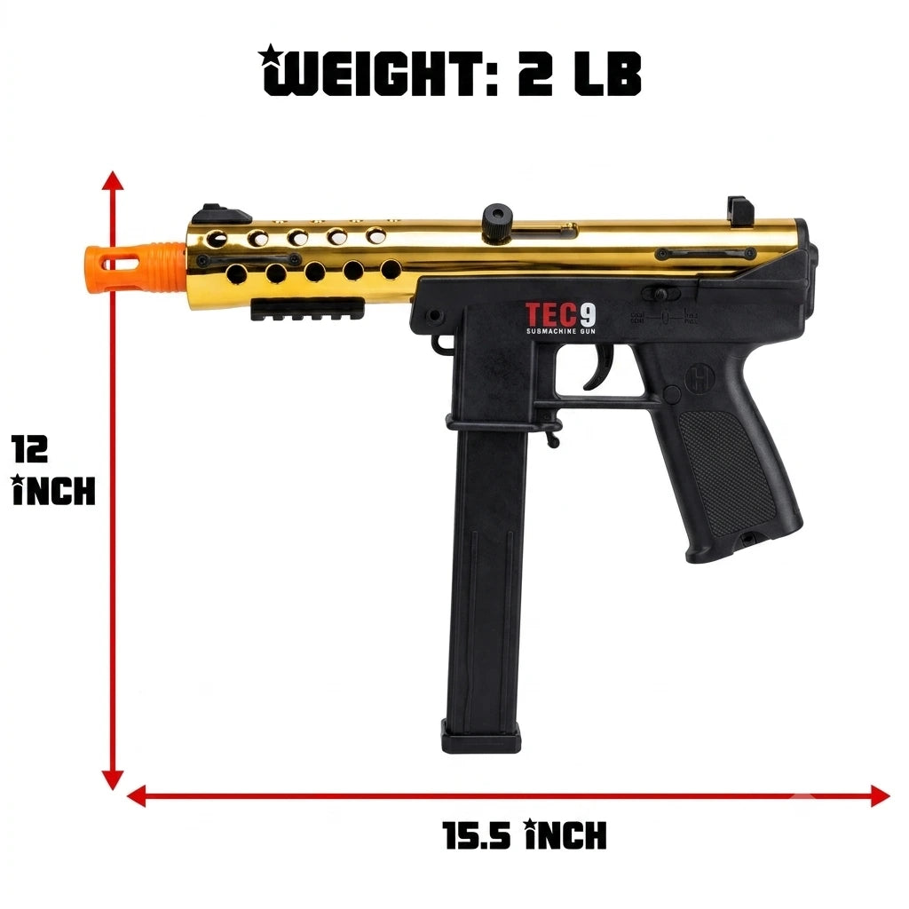 Tec-9 Electric Gel Blaster Gun in india Hobby Grade