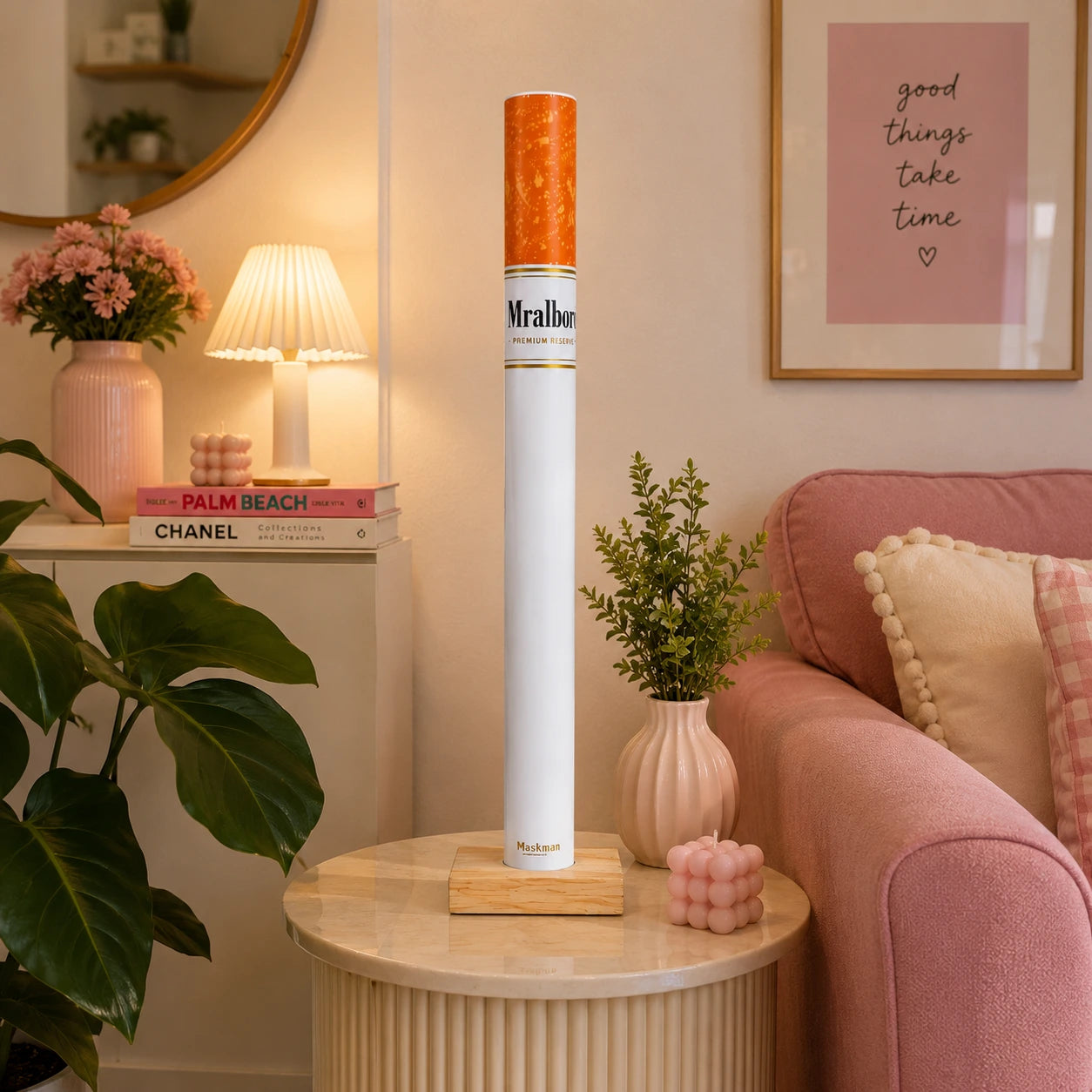 Cigarette LED Lamp with Wireless Remote (35 cm)