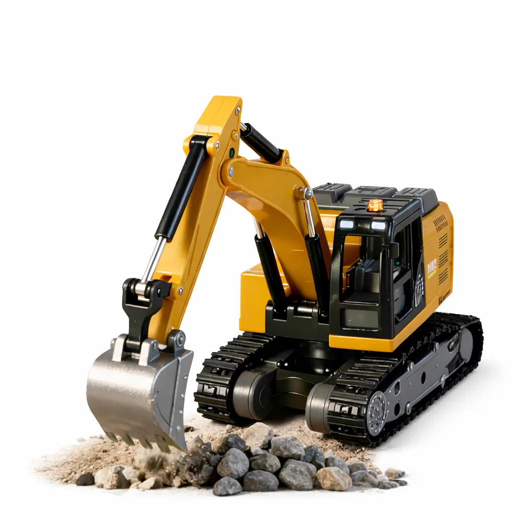 Mini RC Metal JCB 1:64