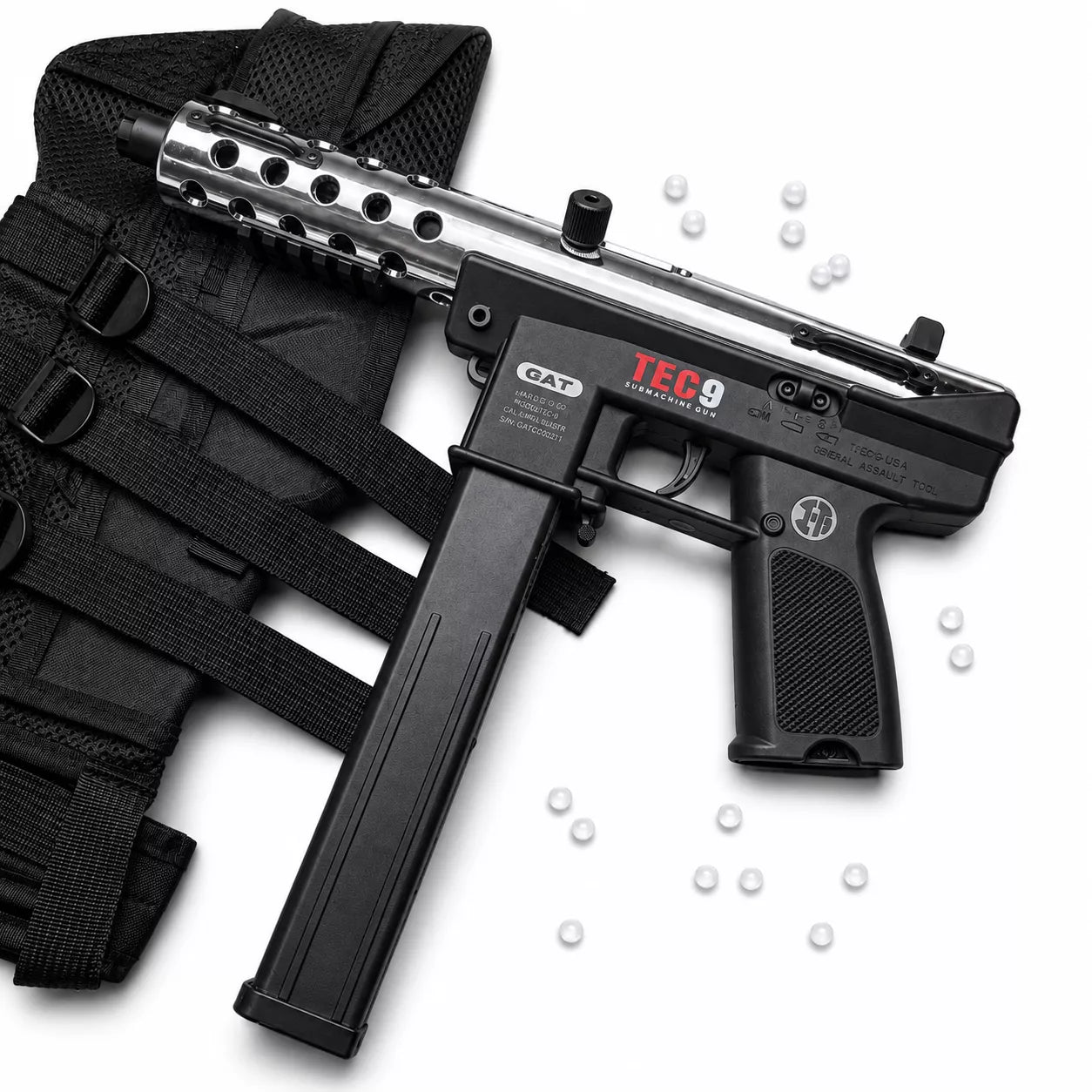 Tec-9 Electric Gel Blaster Gun (Hobby Grade)