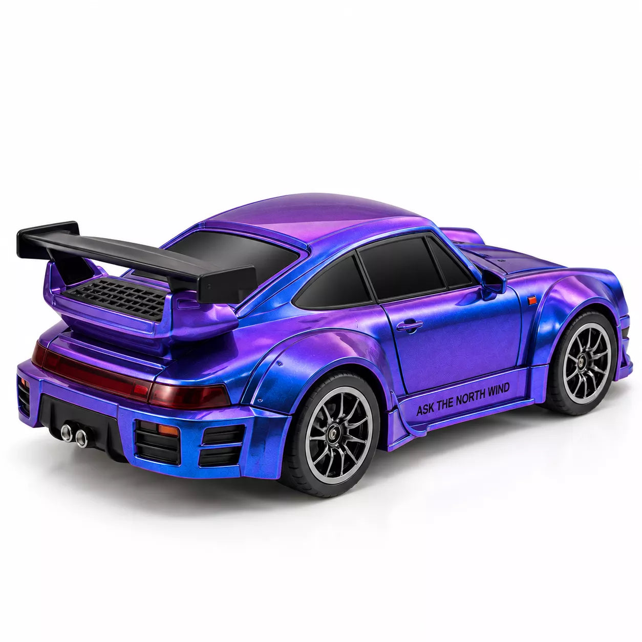 Porsche Gradient Purple RC Drift Racing Car | 1:43 Scale, 4WD, LED Lights & Remote Control