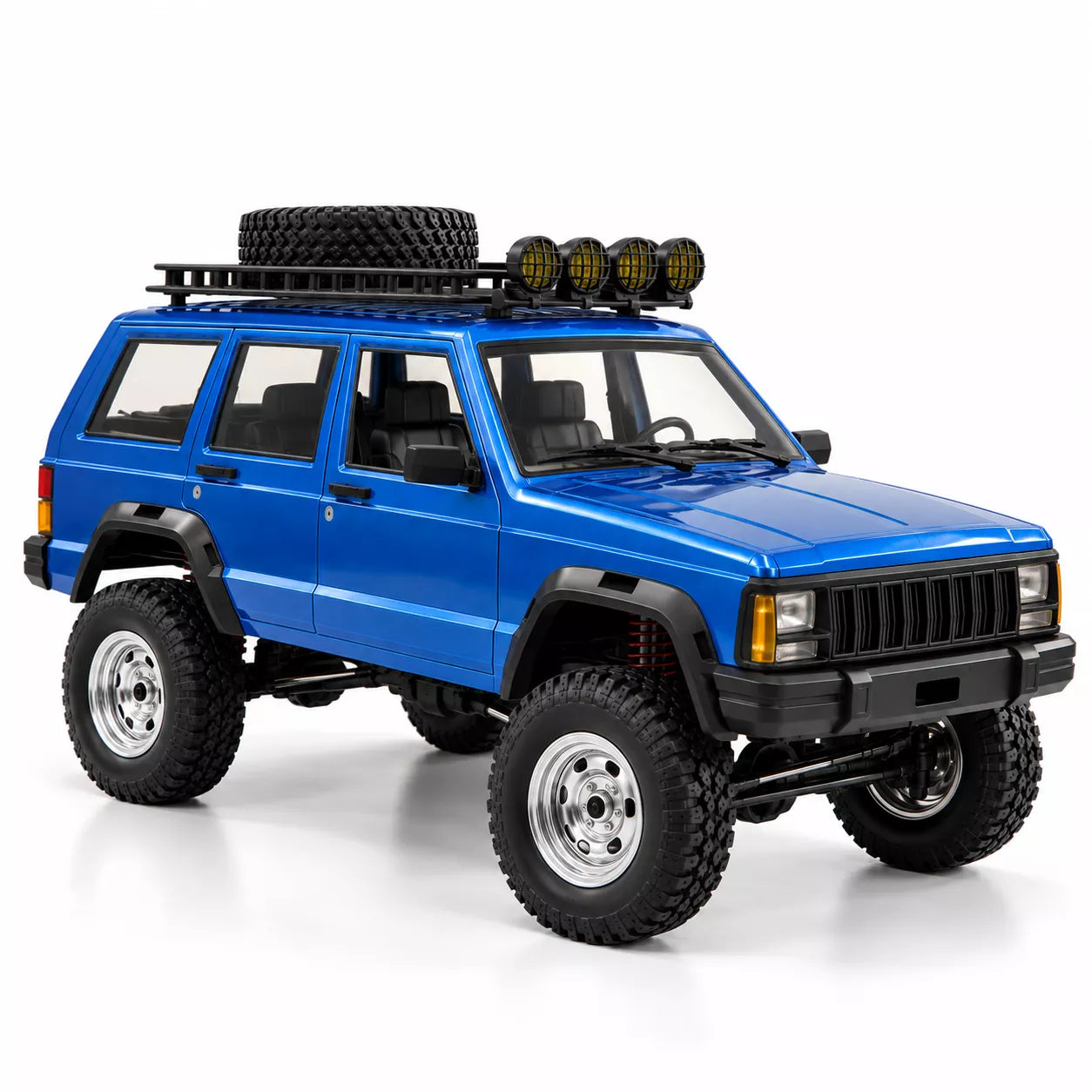 1:12 4WD Hobby Grade RC Crawler Off-Road Truck with 2.4GHz Remote, LED Lights & Rechargeable Battery