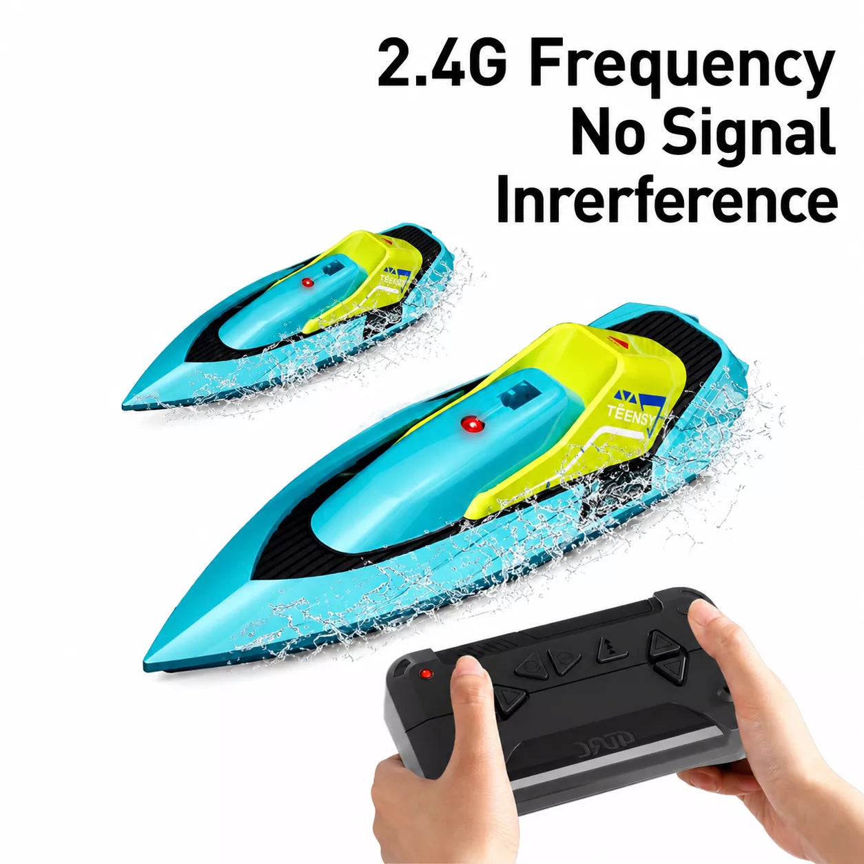4DRC Teensy V Mini RC Boat | 10cm World’s Smallest Racing Boat