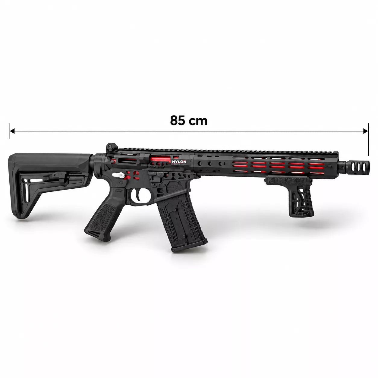N4 Style Electric Gel Blaster Toy | Semi & Full Auto, Adjustable Stock & 20-25m Range
