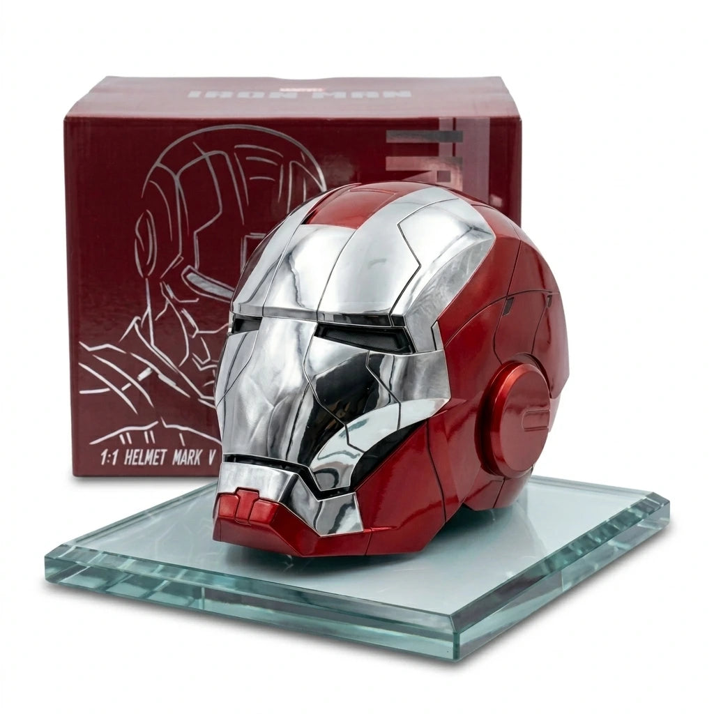 Iron Man voice control Helmet (mk5 ) Limited Edition (Licensed Certifi – Maskman Toys