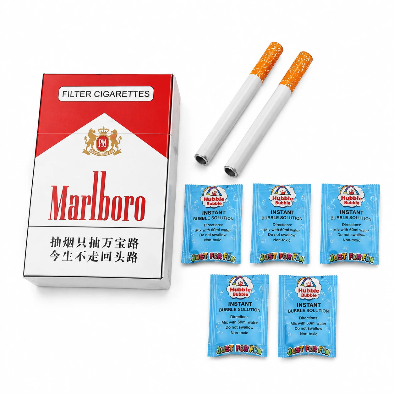 Bubble Cigarette Blower | 2 Sticks with Case