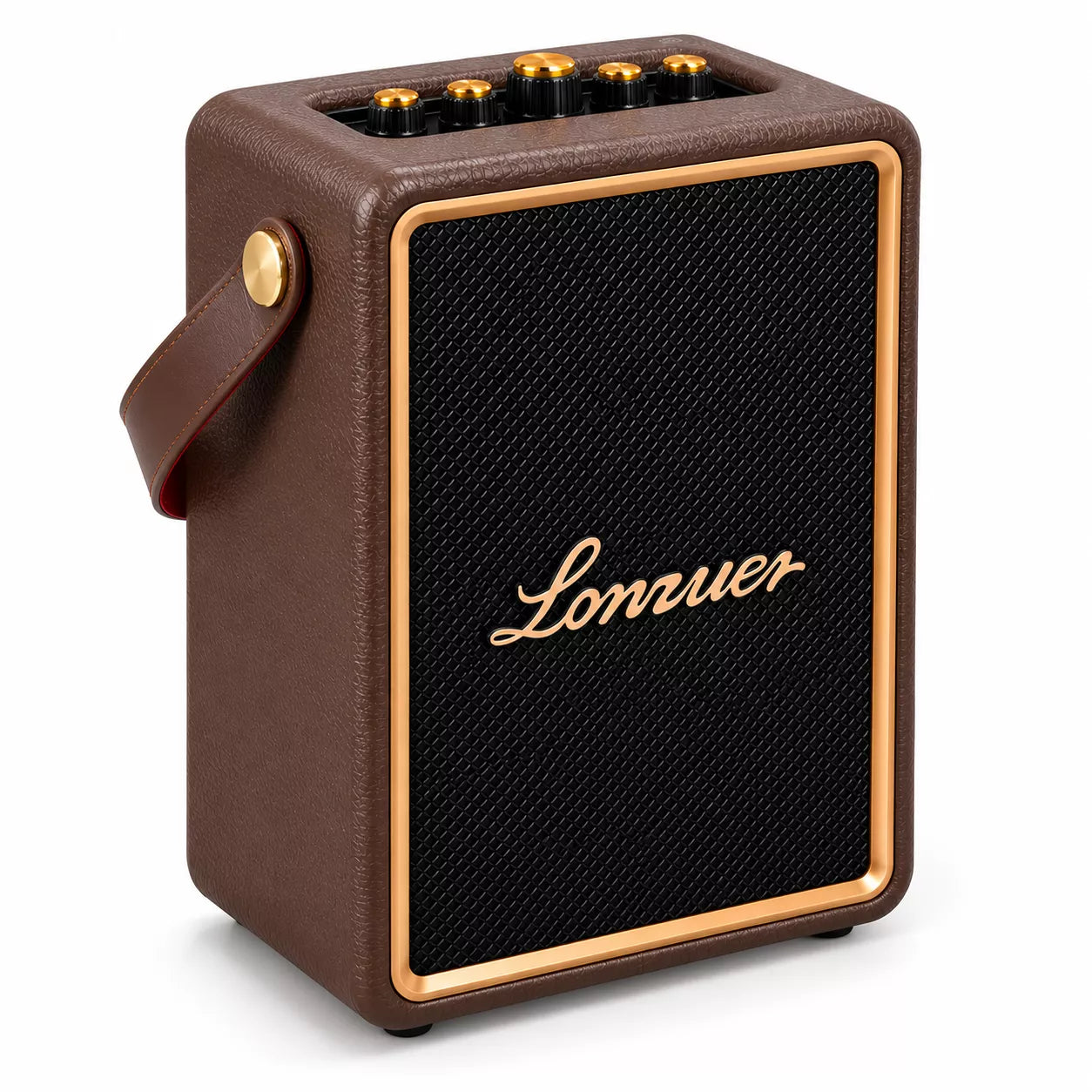Lonzuer Running 100W Peak Power Bluetooth Speaker with 2 Wireless Microphones | 10,000mAh Battery