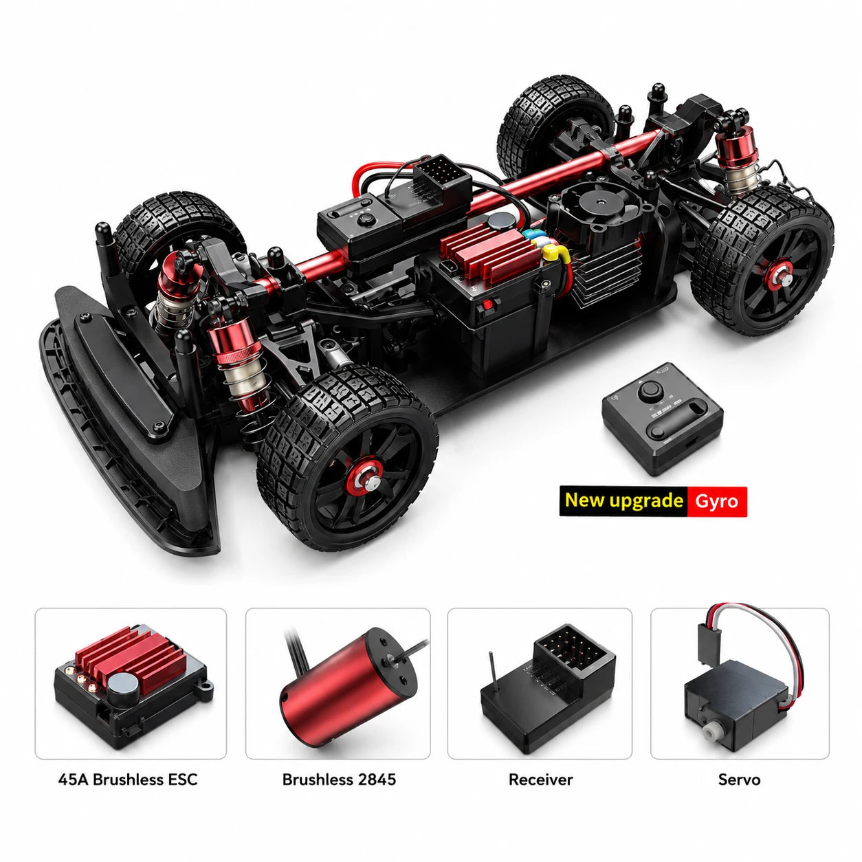 MJX Hyper Go 14302 1:14 Brushless 4WD Rally RC Car