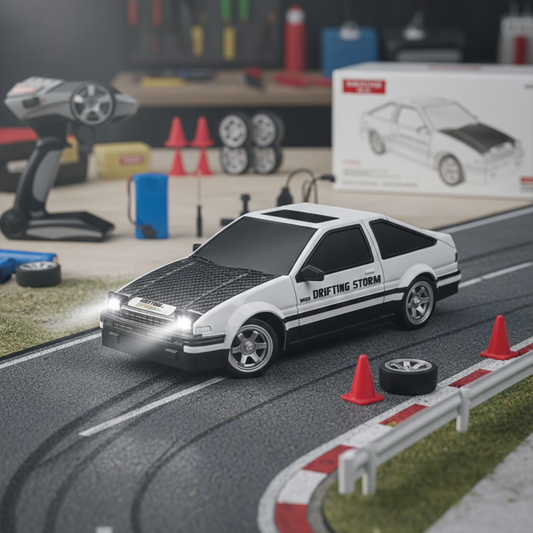 Drift storm rc car 25kmph😱(4*4 changeable tyre)