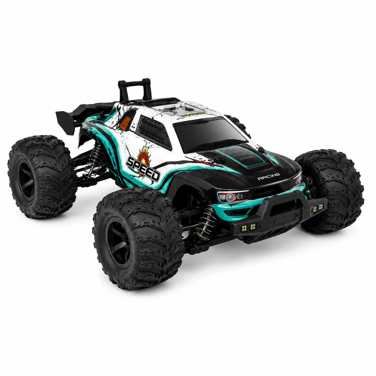 70+ KM/H Hobby Grade 4WD RC Monster Truck ( High Speed Off-Road Racer )