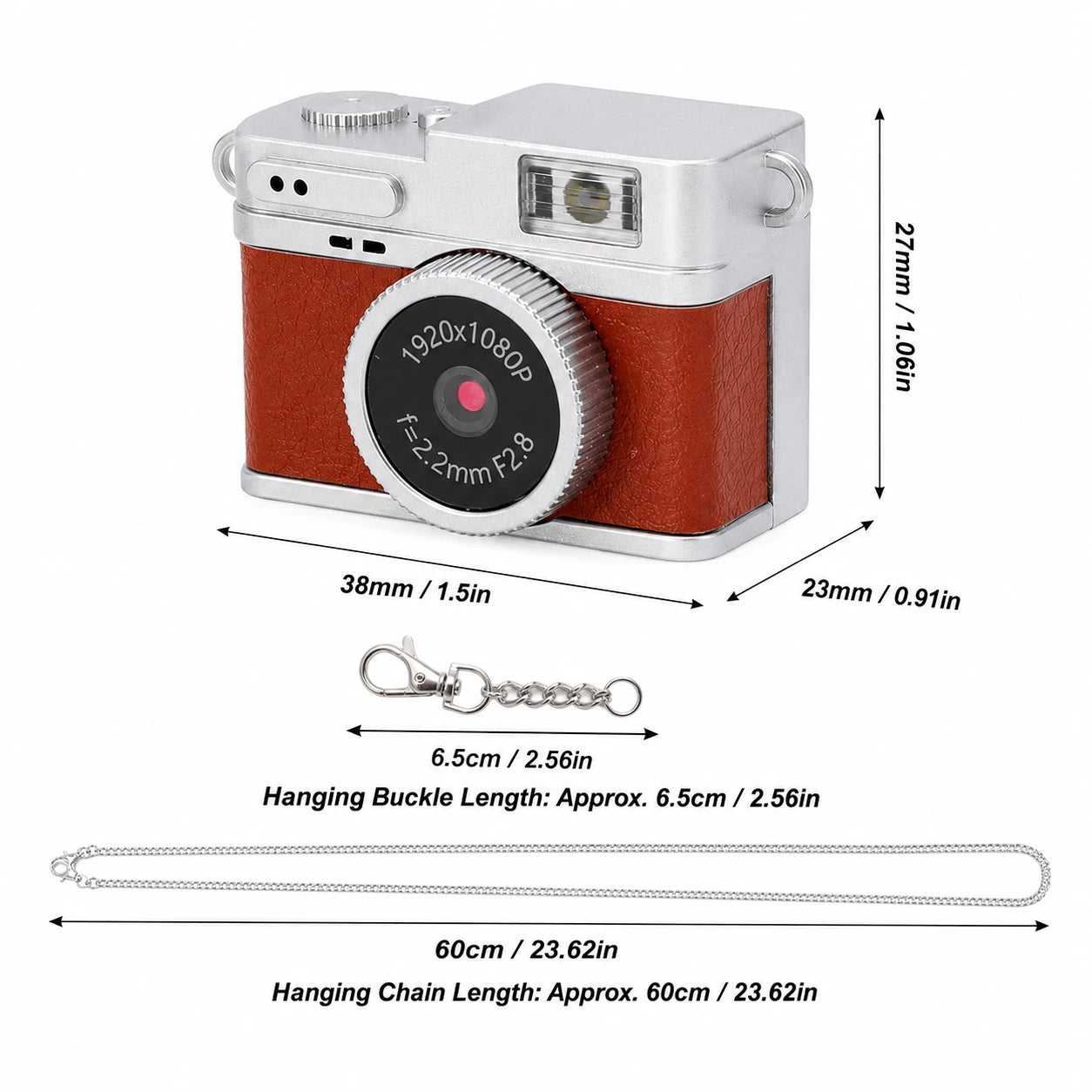 Miniature LK-026 Vintage Digital Camera