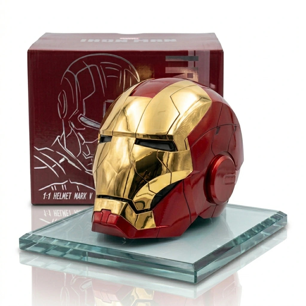 Iron Man voice control Helmet (mk5 ) Limited Edition (Licensed Certifi – Maskman Toys
