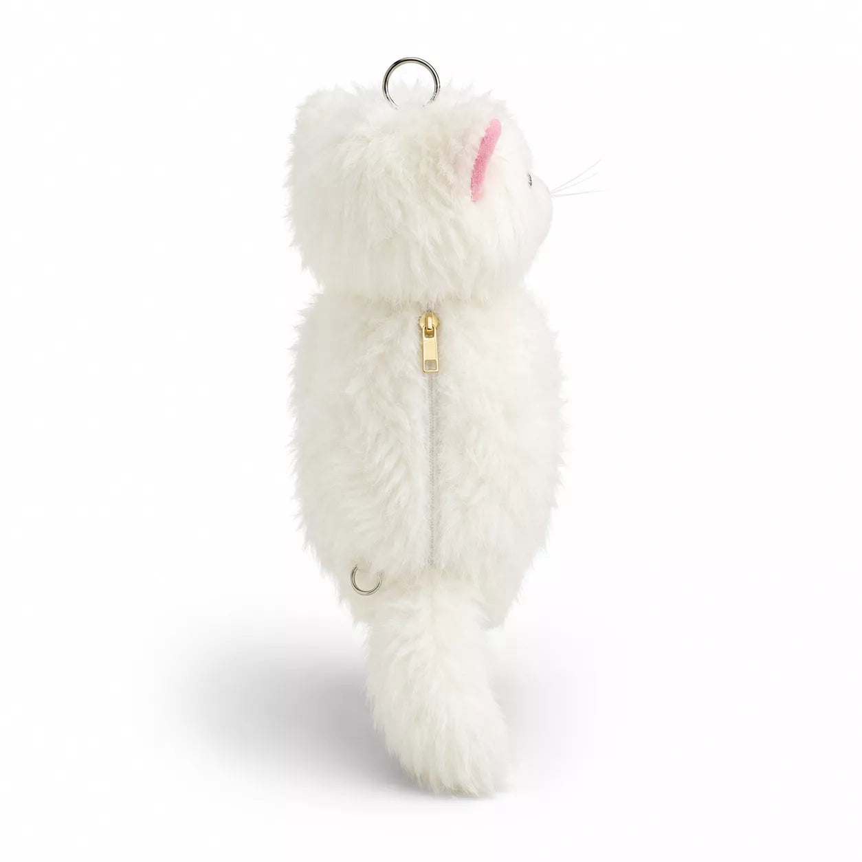Cute Cat Plush Shoulder Bag with Voice