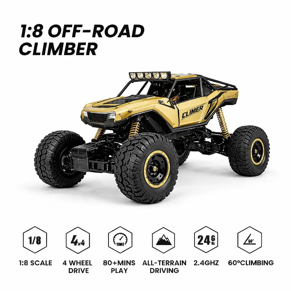 Off-Road Rock Crawler RC Car 1:8 4WD