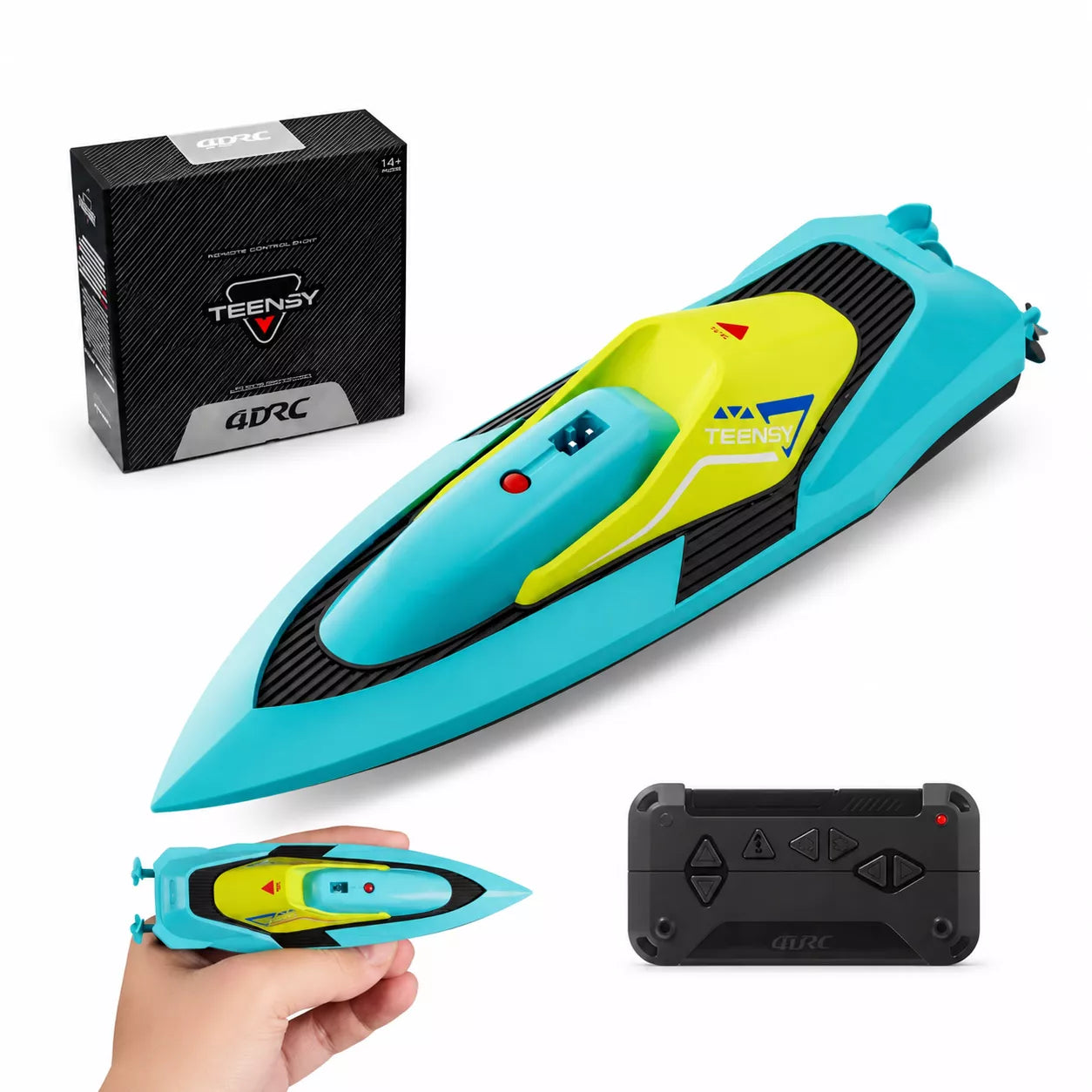 4DRC Teensy V Mini RC Boat | 10cm World’s Smallest Racing Boat