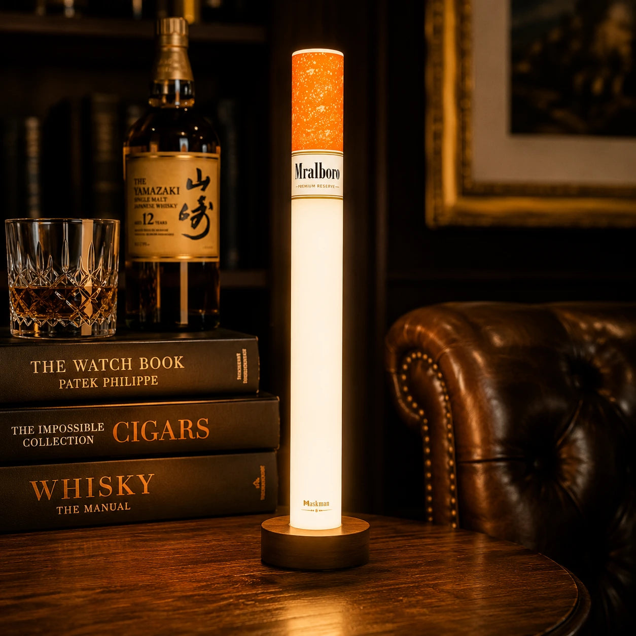 Cigarette LED Lamp with Wireless Remote (35 cm)