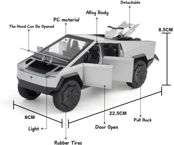Tesla cyber truck (1:24)