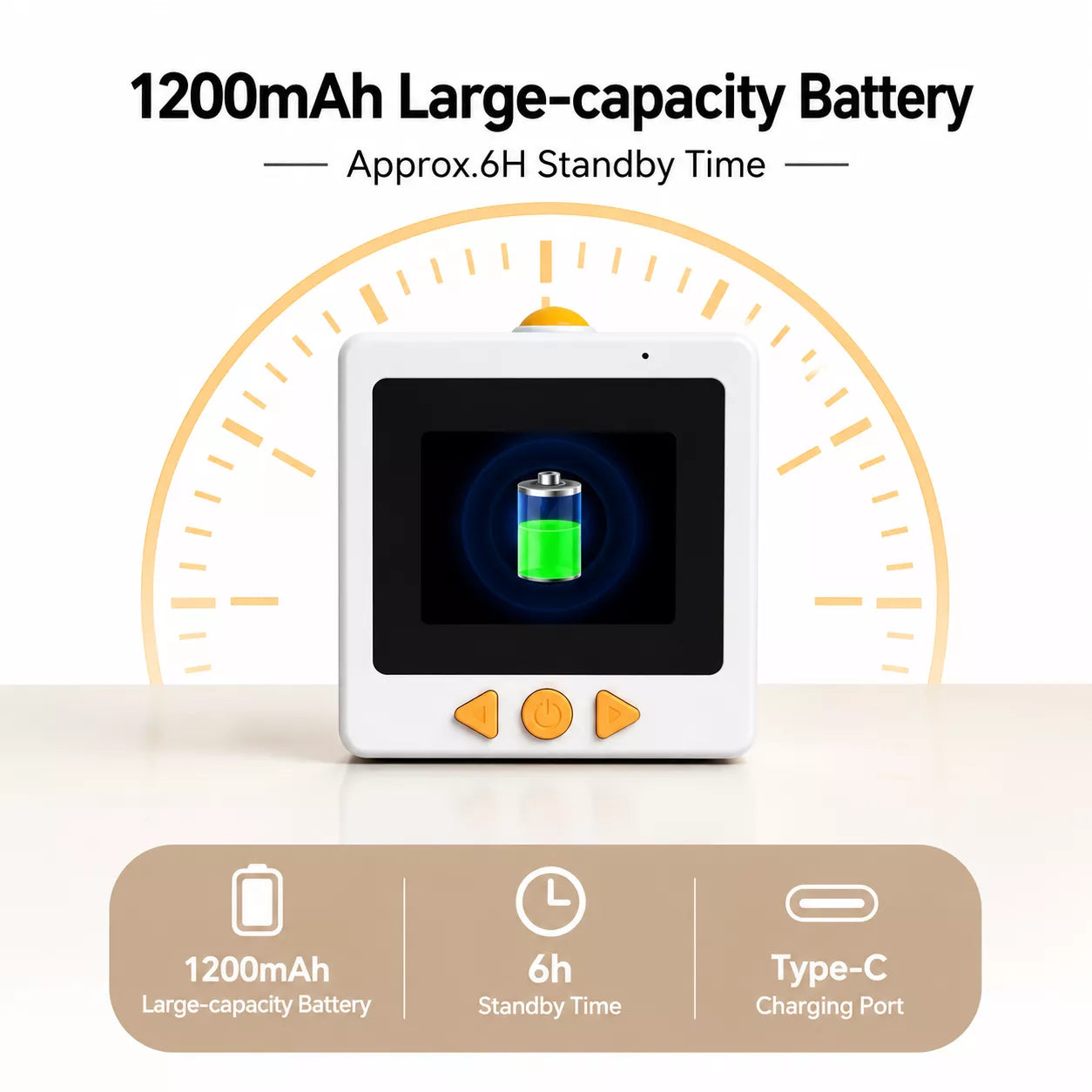 Rechargeable AI Smart Sticker Printer | Voice-to-Print Thermal Printer