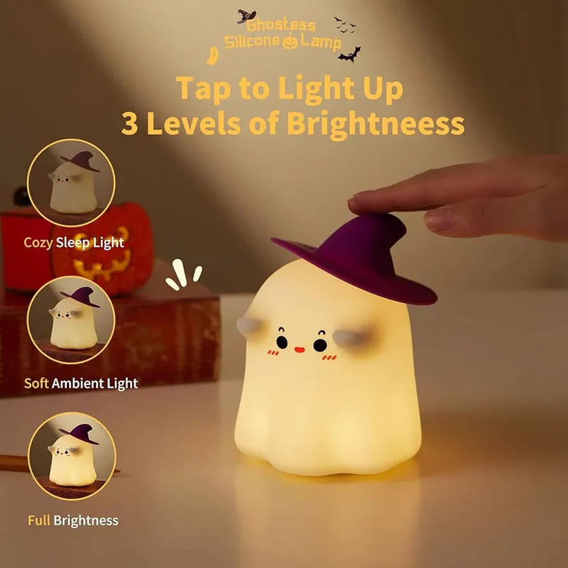 Ghost silicon lamp