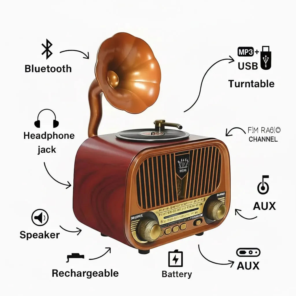 Retro Radio Speaker