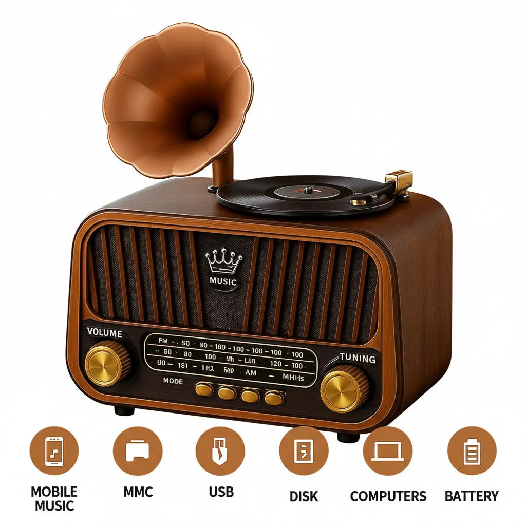 Retro Radio Speaker