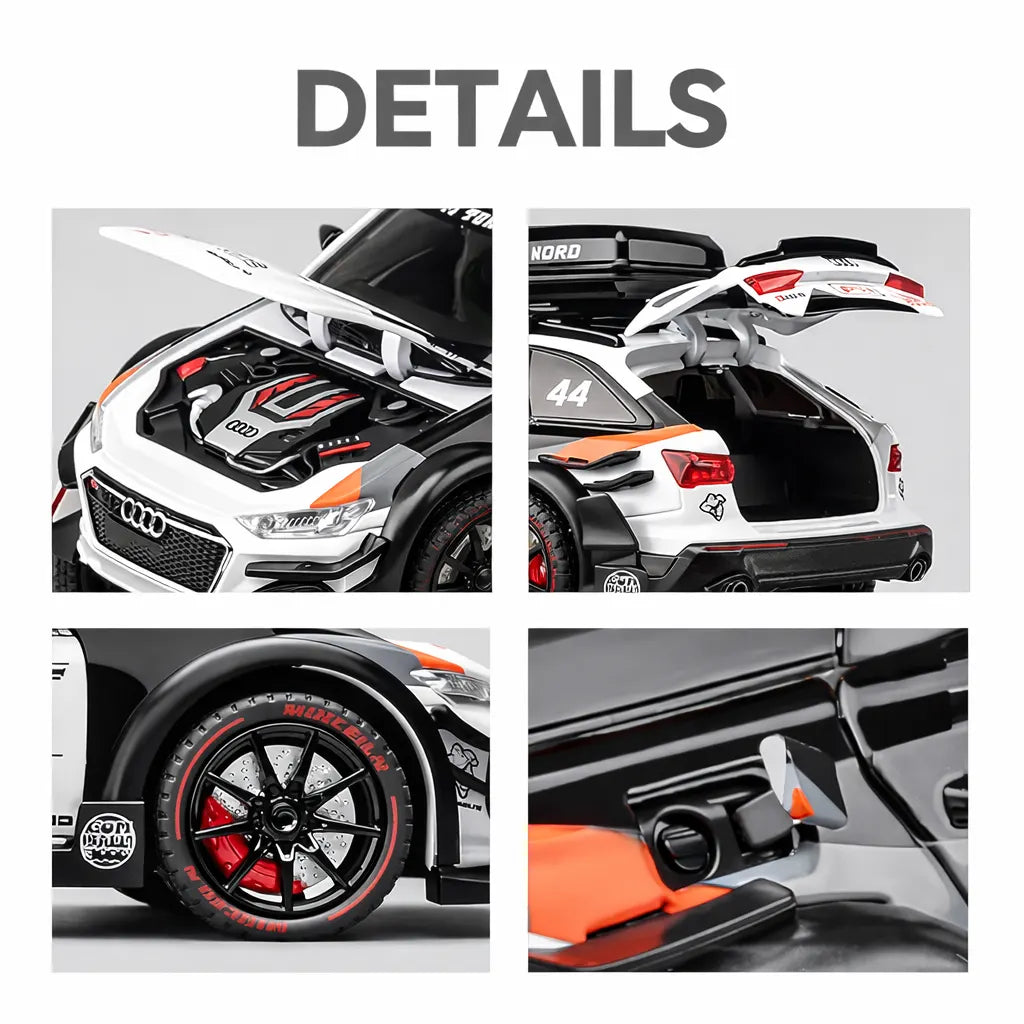 AUDI RS6 metal die cast (1:24)