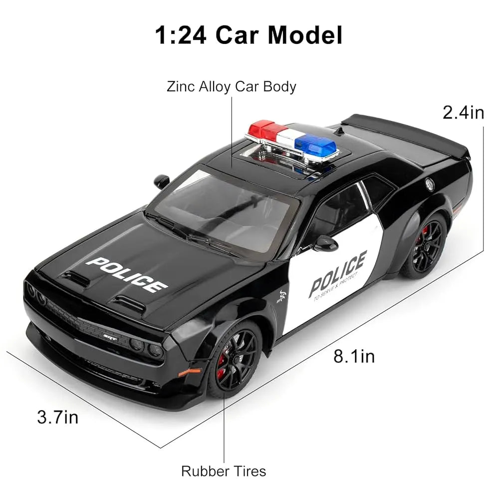 1:24 Police Car Model Dodge Challenger