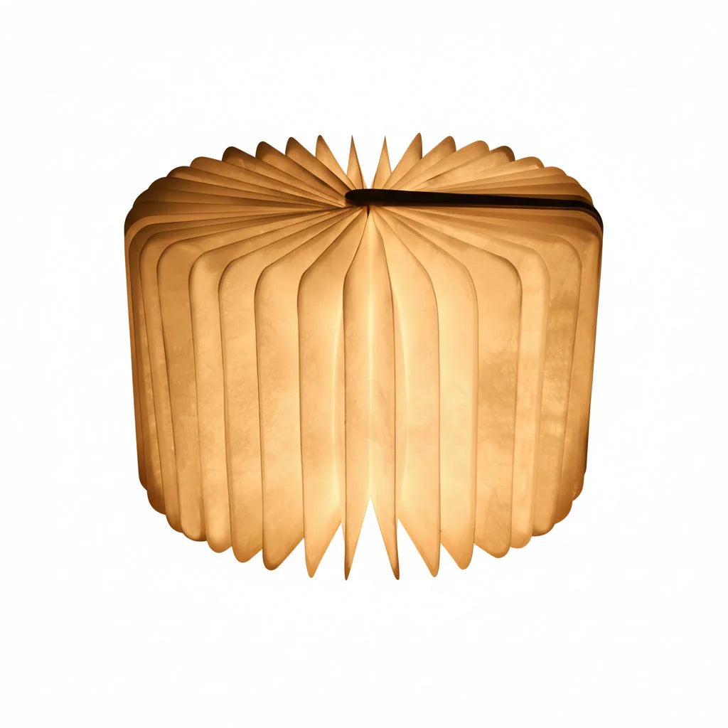 Foldable Wooden Book Lamp