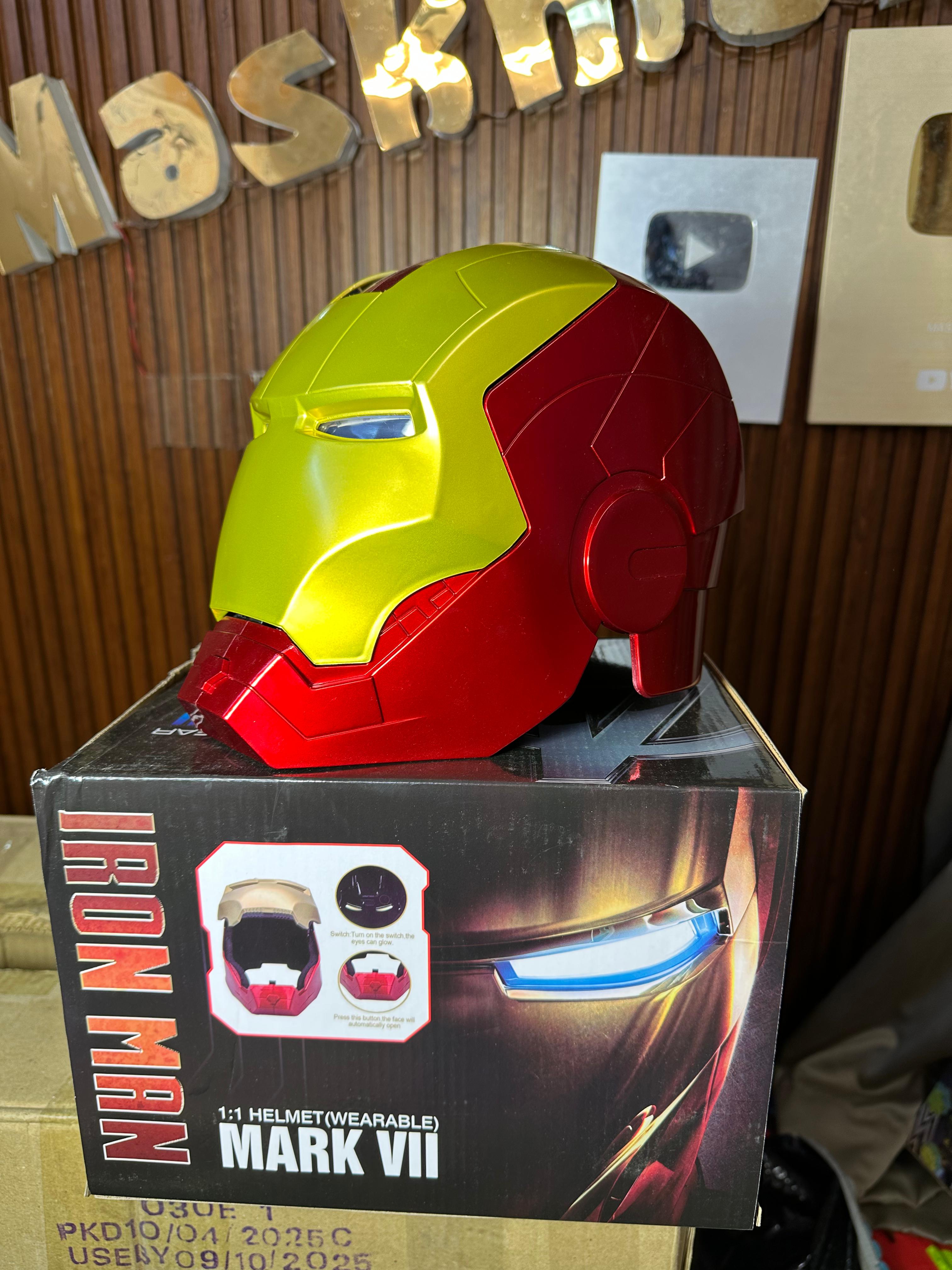 Iron man mask helmet