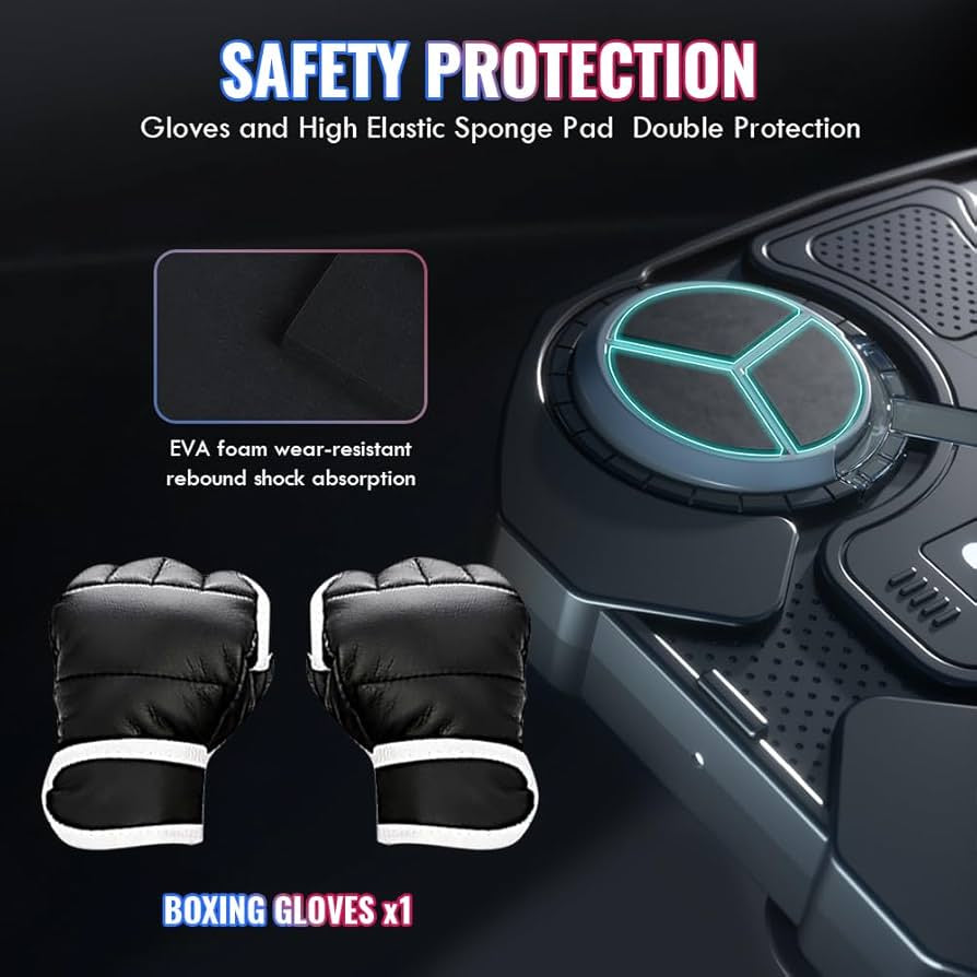 Musical boxing target (bluetooth pairing)