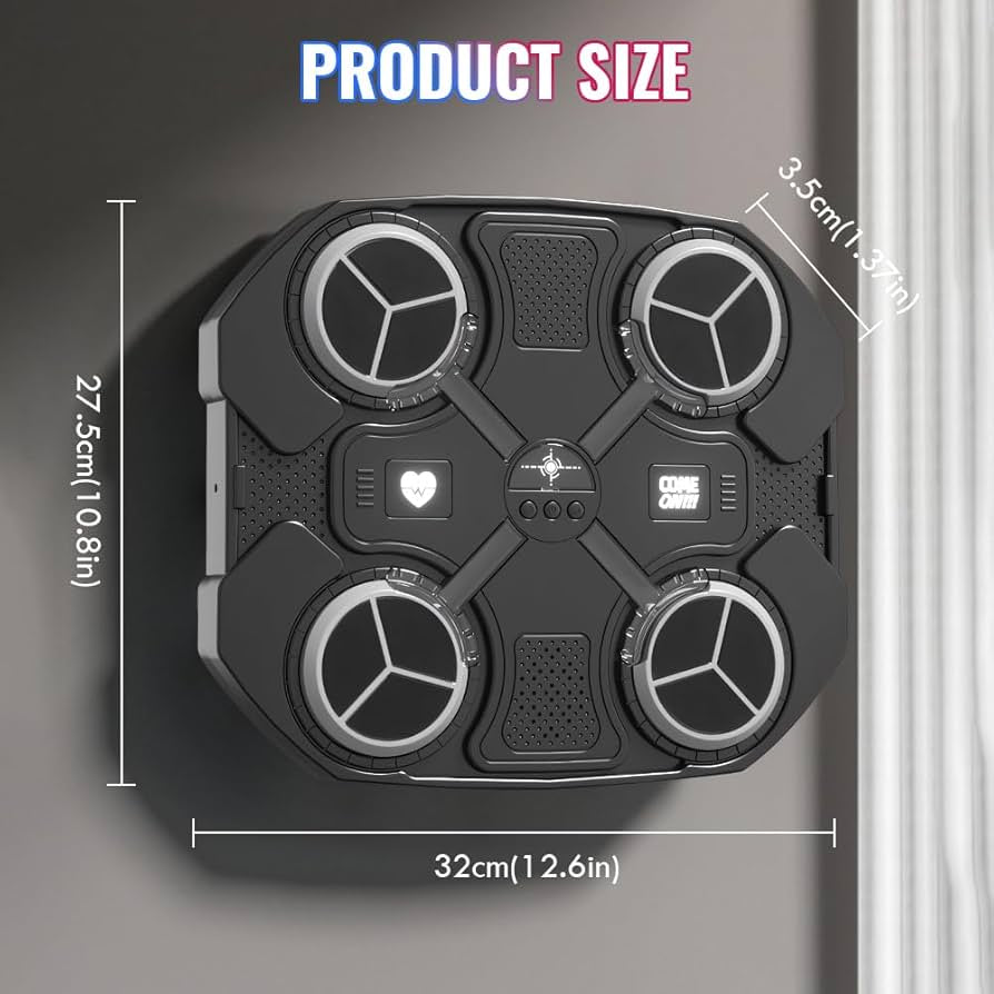 Musical boxing target (bluetooth pairing)