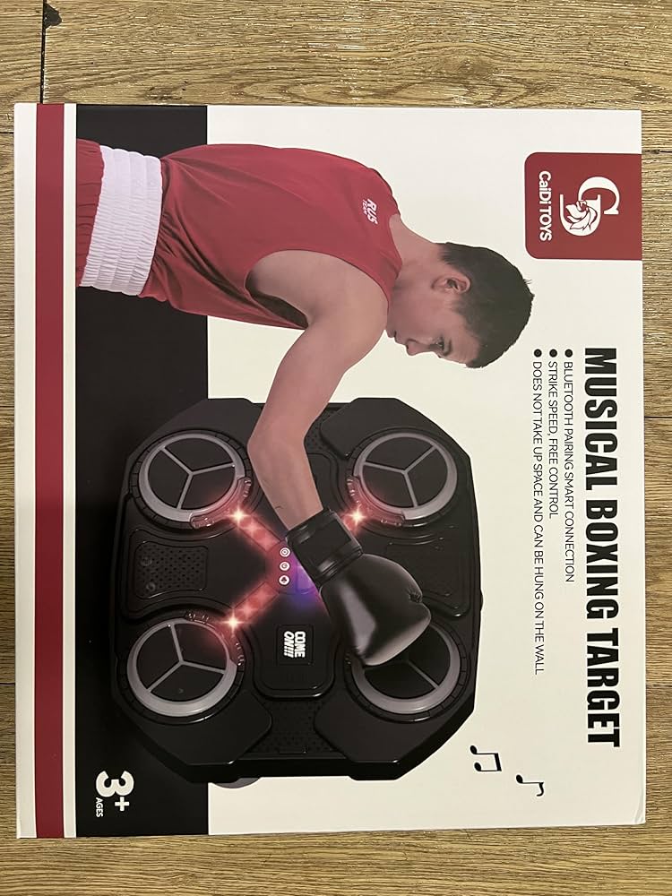 Musical boxing target (bluetooth pairing)