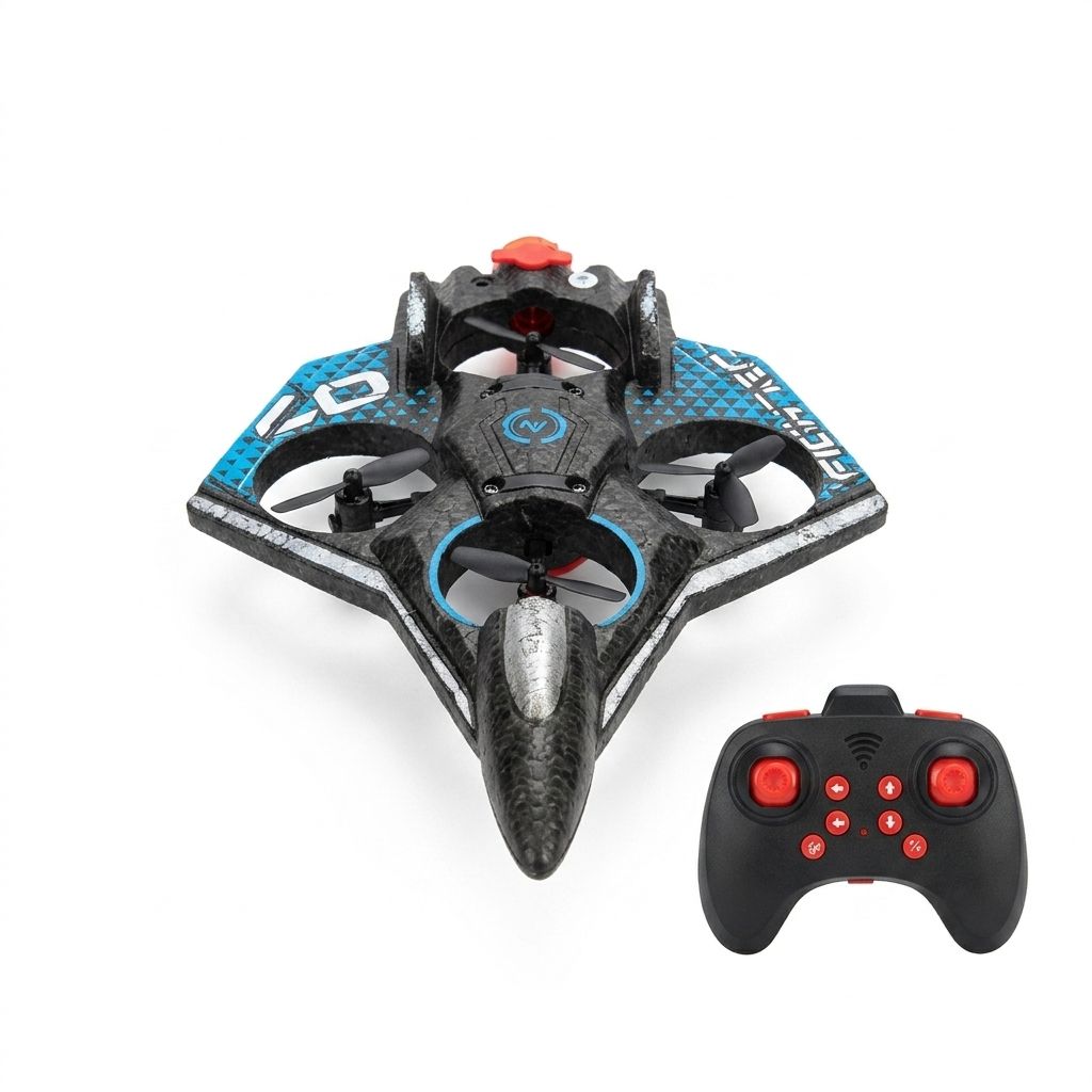 RC Fighter Plane with Smoke Spray Effect