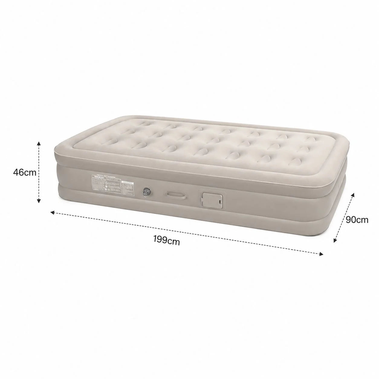 Inflatable Air Bed with Built-in Electric Pump