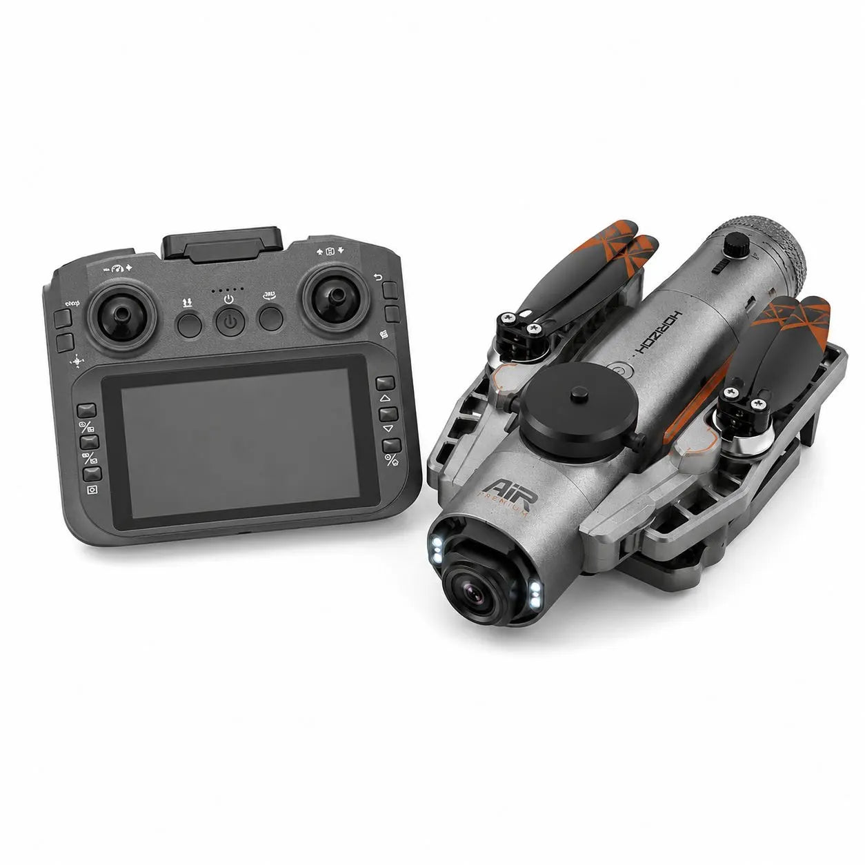 Spaceship Smoke Drone with Screen Remote