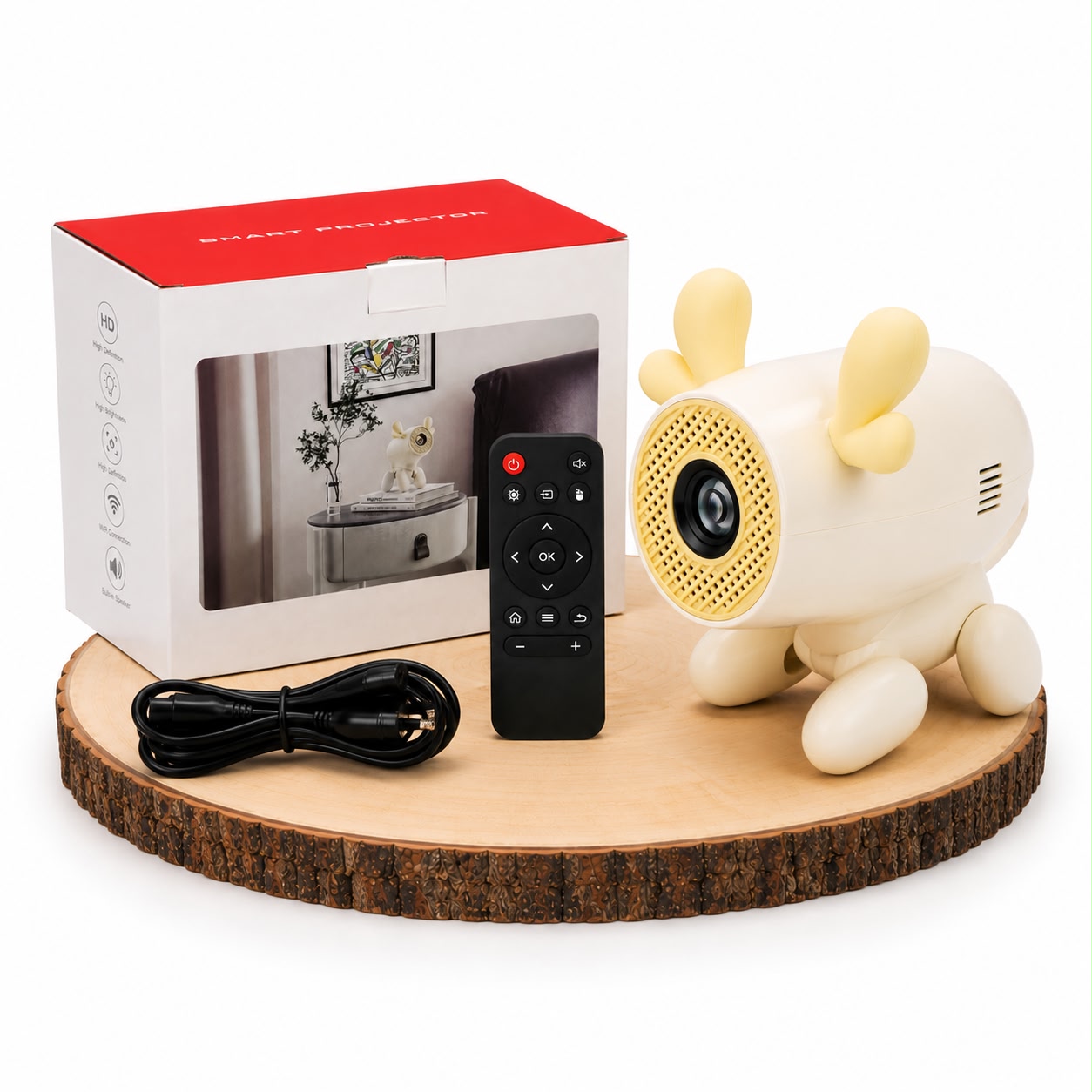 4K Cute Doggy Smart Projector