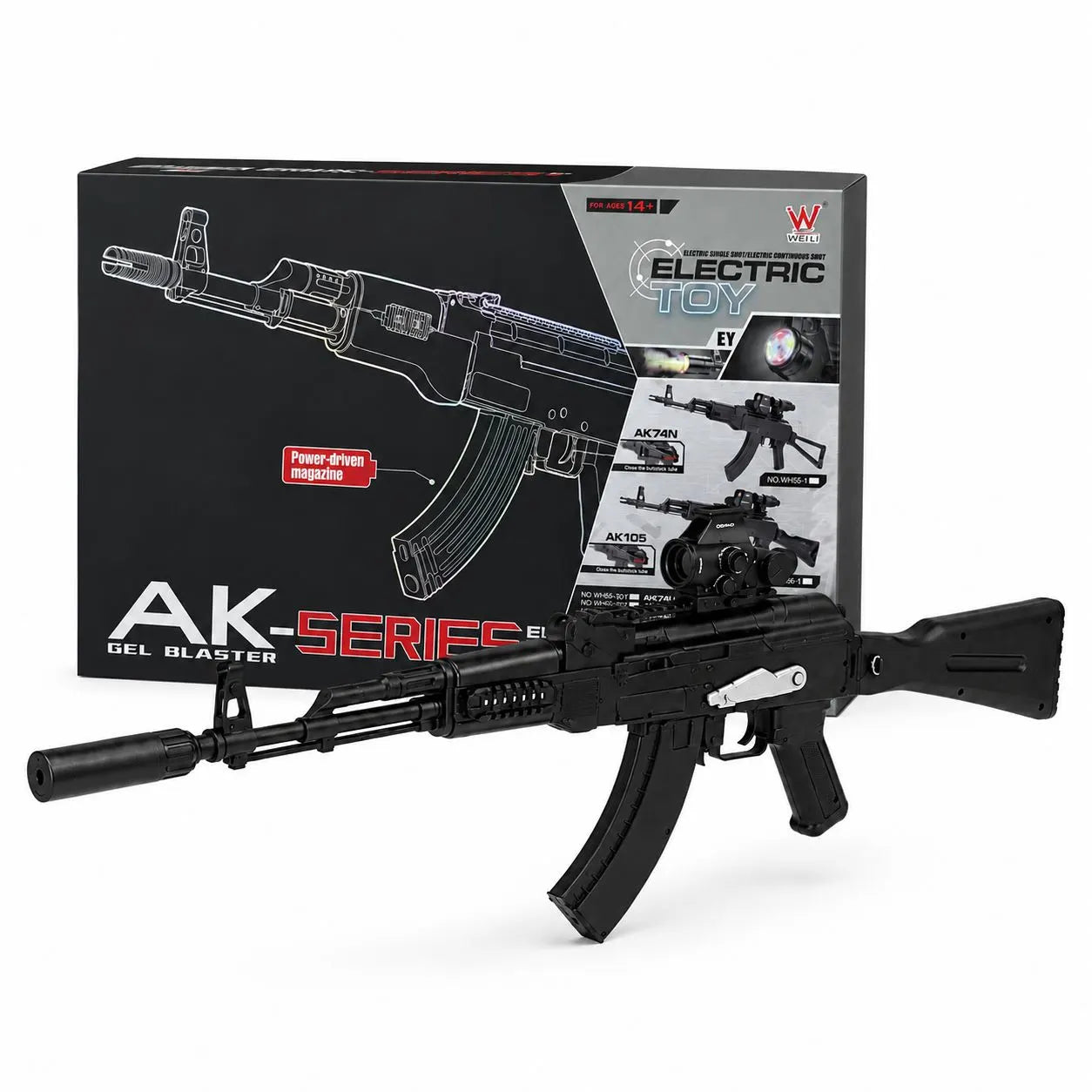 Original AK74U Tactical Electric Gel Blaster Toy Gun