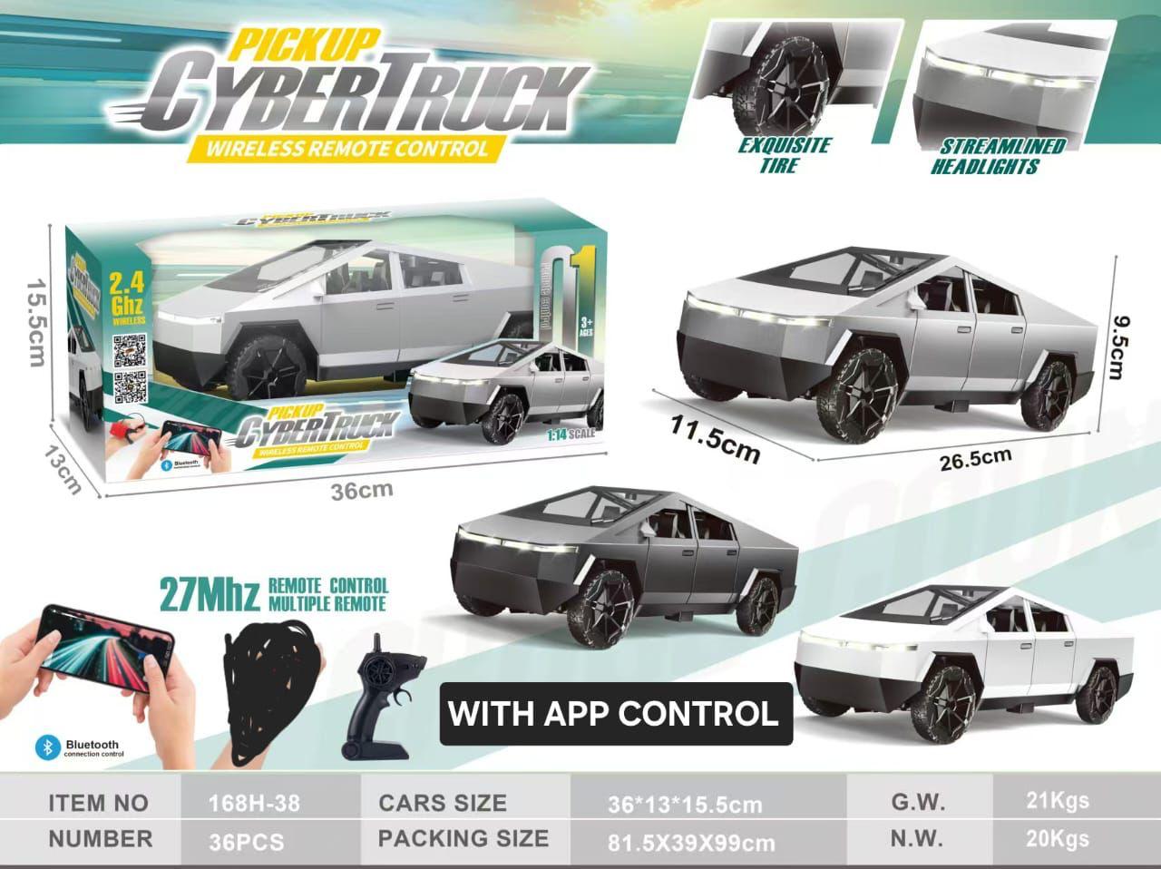 Rc cyber truck ( control with smart phone)