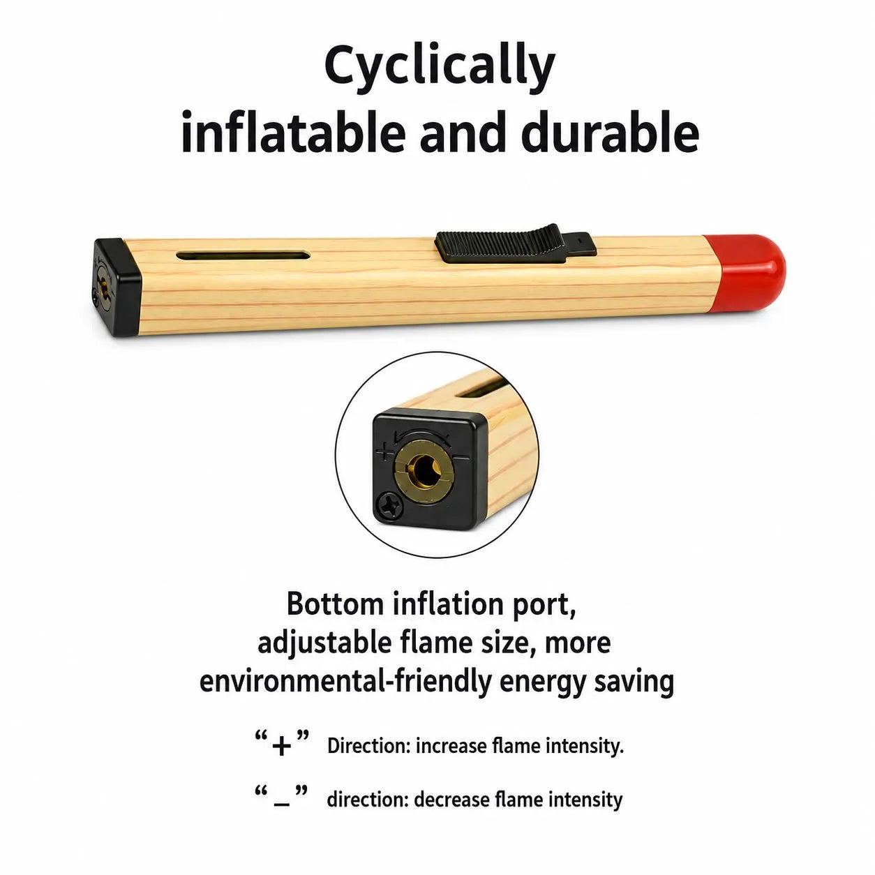 Match Stick Shaped Refillable Butane Gas Lighter (Multipurpose)