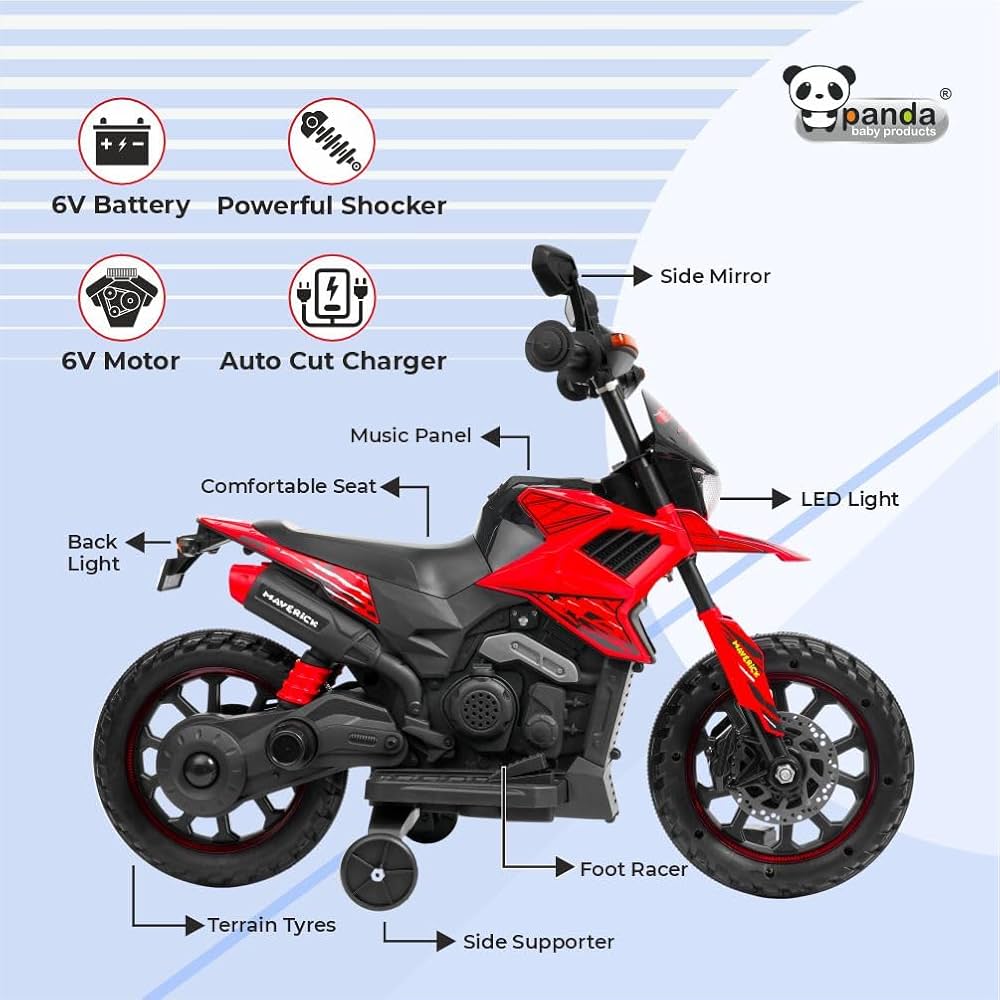EV HAND RC BIKE (MAVERICK 12VOLT)
