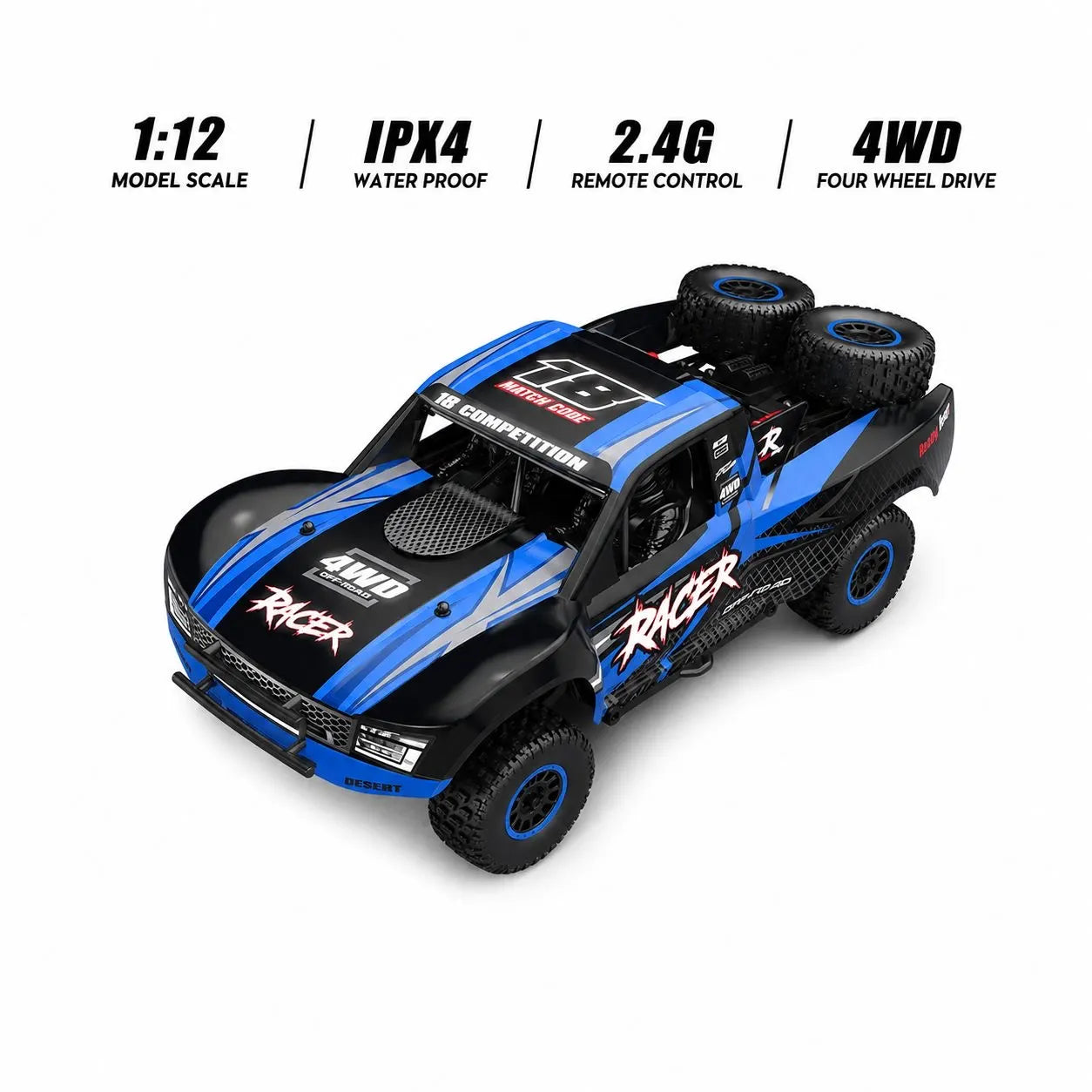 80+km/h racing rally rc car ( with giro )
