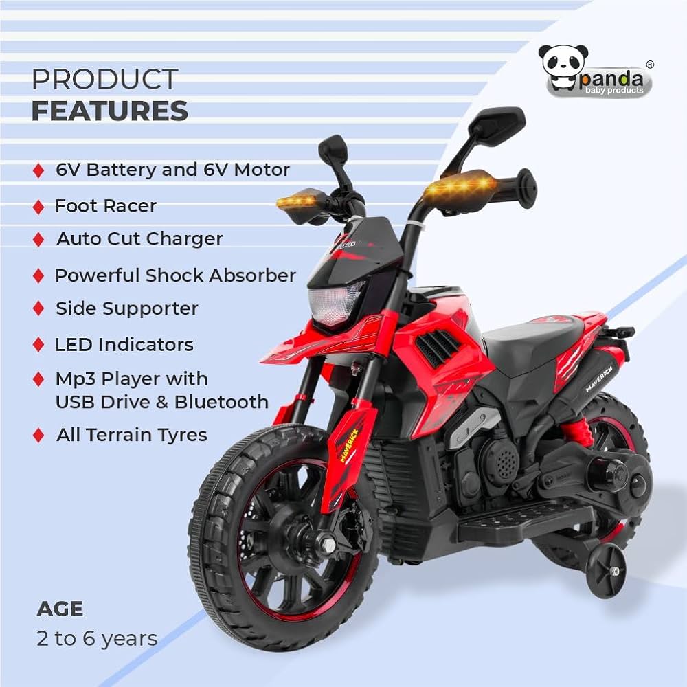 EV HAND RC BIKE (MAVERICK 12VOLT)
