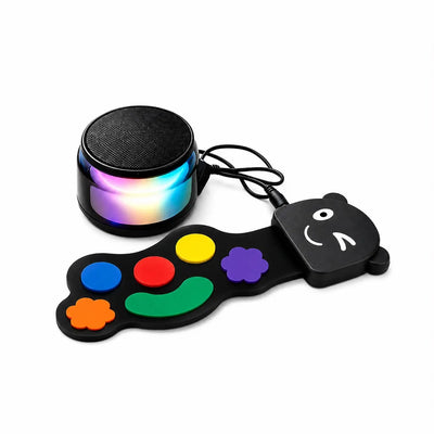 Mini Finger Drum Mat with Bluetooth Speaker