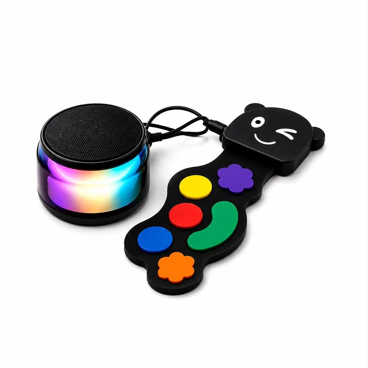 Mini Finger Drum Mat with Bluetooth Speaker