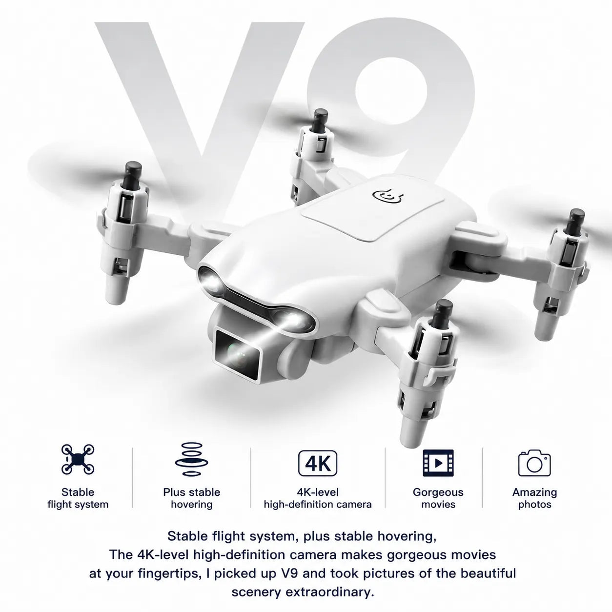 4DRC Mini Nocchi World’s Smallest 4K Camera Drone