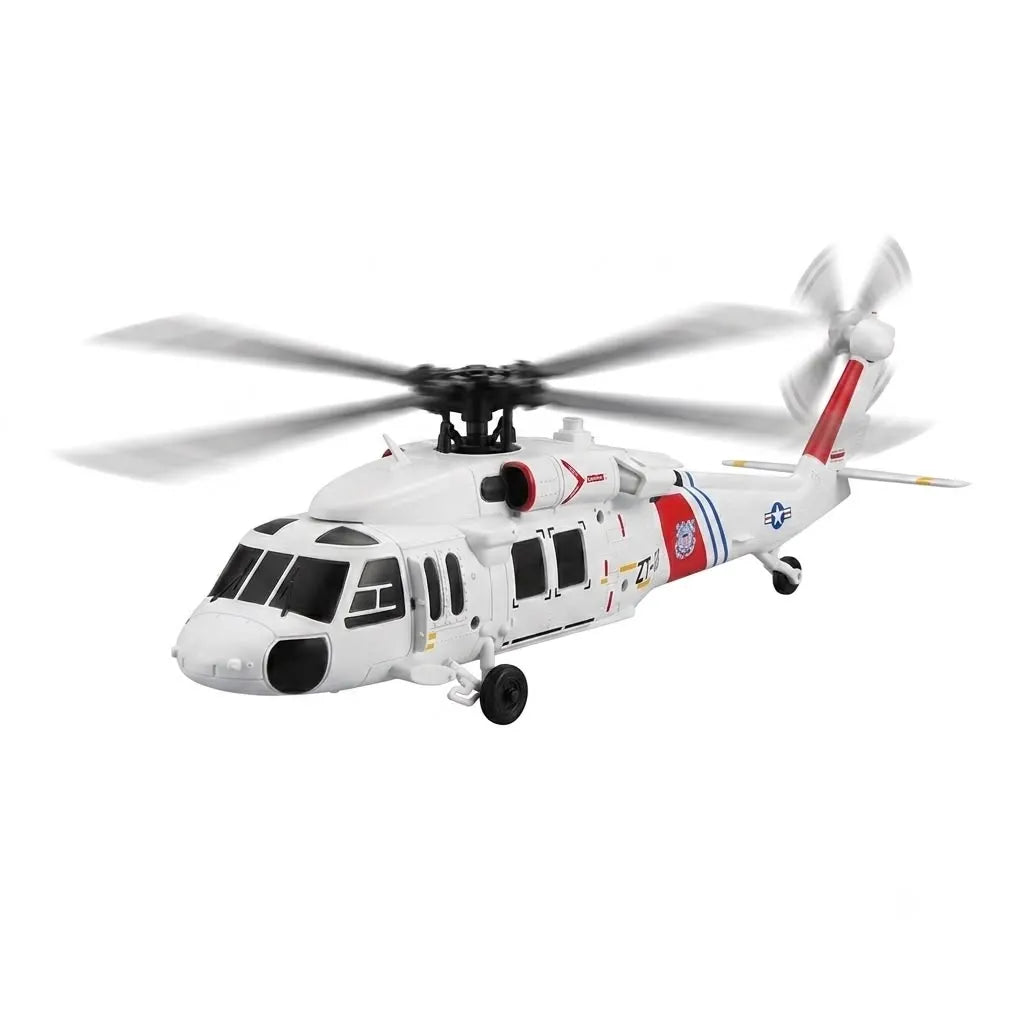 K270 UH-60L Black Hawk Remote-Controlled Helicopter with Optical Flow Positioning, Barometric Altitude Hold L/R Throttle Adjustable, RTF Remote Control Model Gift for RC Enthusiasts(1Batteries)