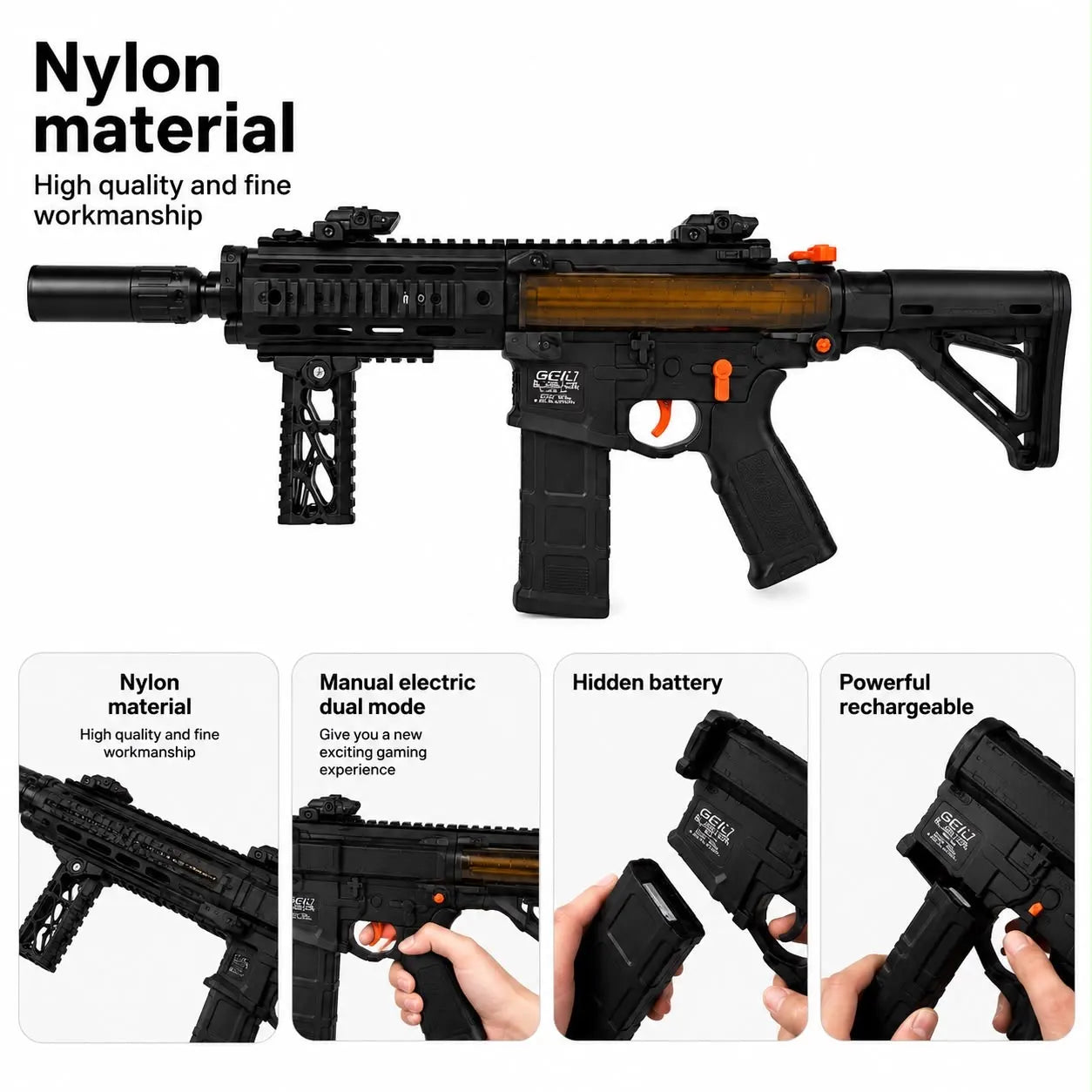 AR57 Tactical Electric Gel Blaster Gun | Dual Fire Mode