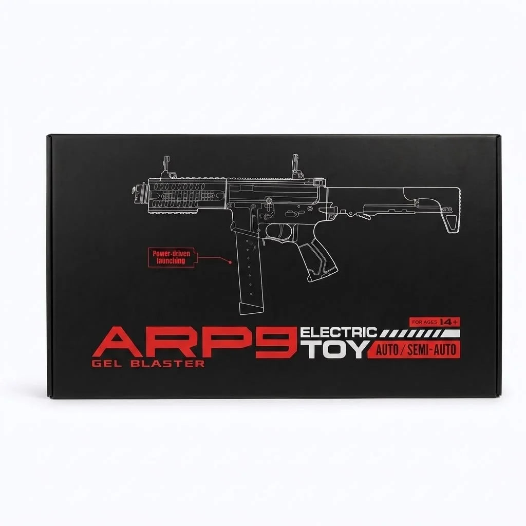 ARP9 Tactical Electric Gel Blaster Gun | 280+ FPS | Dual Magazine | Semi & Full Auto