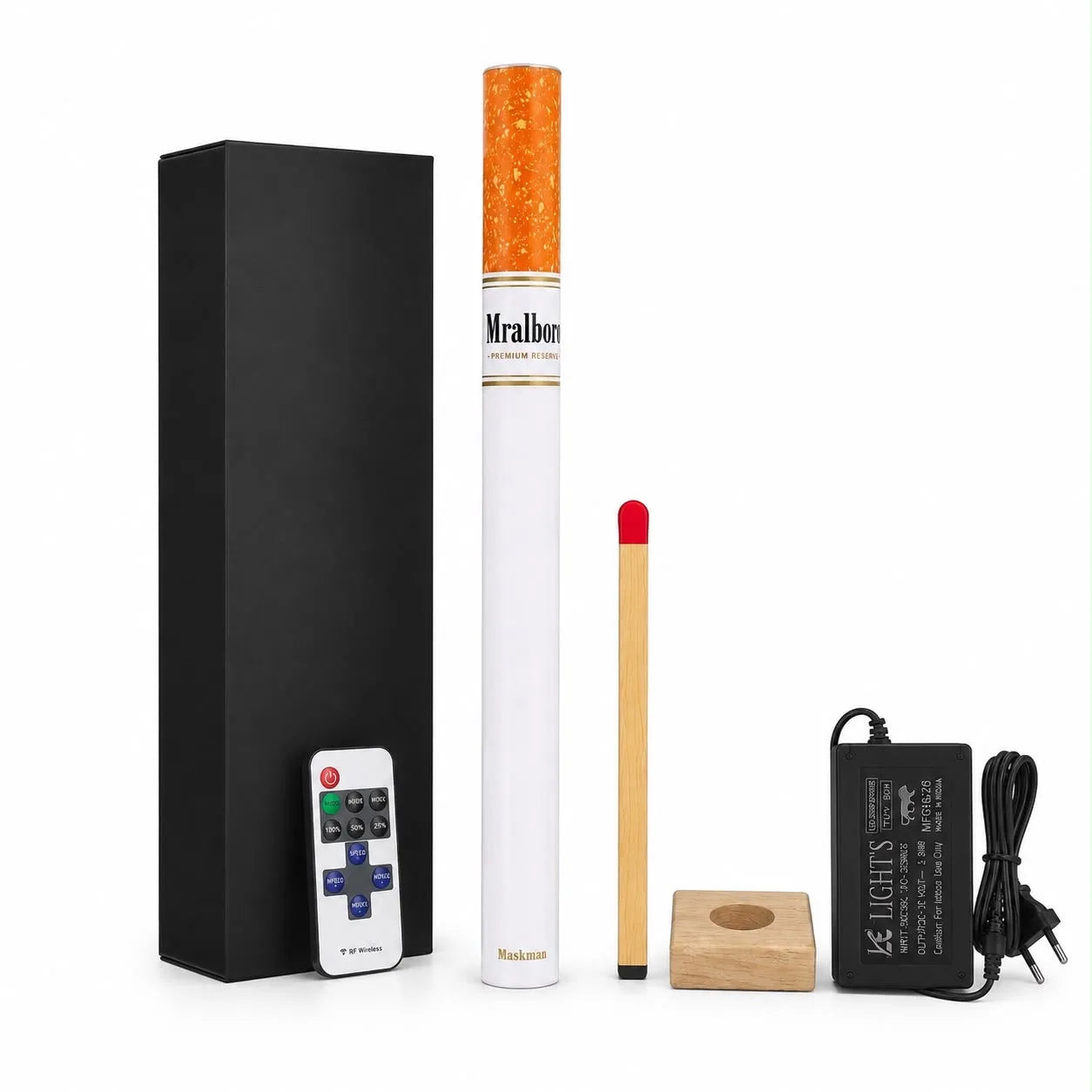 Cigarette LED Lamp ( 35 cm )+ Match Stick Shaped Refillable Lighter Combo